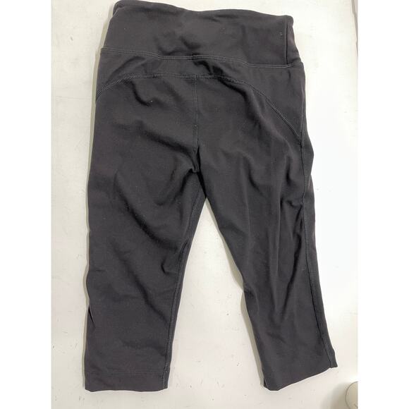 Champion Shape Capri Leggings Women Size Small Black Athleisure Pull On Stretch - Picture 2 of 3